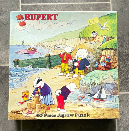 Rupert bear piece cardboard - rupert,