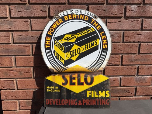 Selo films enamel - sign, double