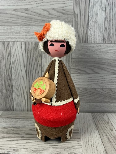 Vintage russian doll figurine - vintage,
