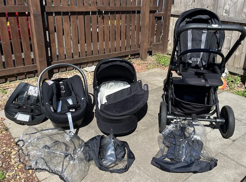 Cybex black travel system - black,