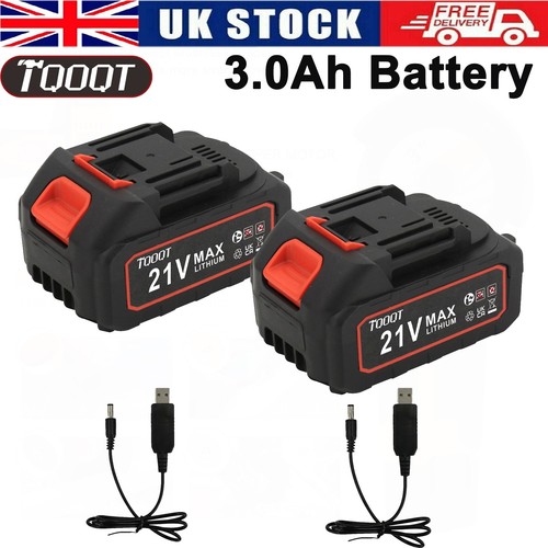 2pcs 21v 0ah - 3.0ah, battery