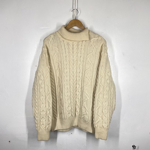 Vintage british wool aran knit - vintage,