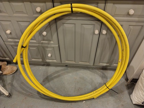 Mdpe yellow gas pipe - yellow,