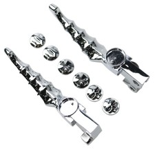Skull Hand Decal Chrome Brake