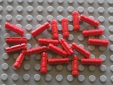 20 x LEGO technic red Axle 2