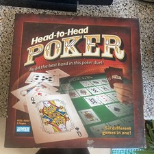 Head To Head Poker Board Game Ages Adult 2 Players Parker Brothers 6 Games In 1