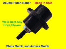 4 Complete Futon Frame Double Rollers, Sliders, Gliders, Futon Parts, USA