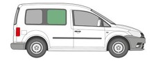 VW Caddy JK Fixed Side Window