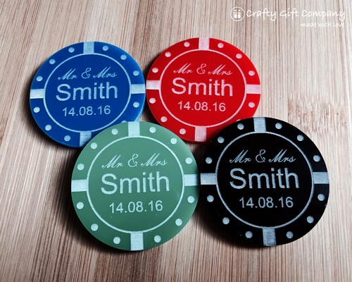 Personalised acrylic poker - personalised,