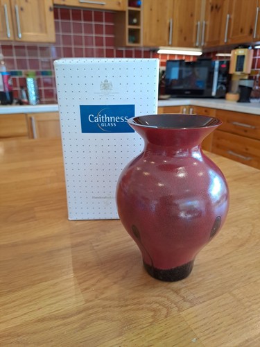 Red caithness glass ebony - caithness,