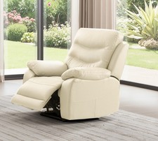 CREAM Italian Leather Armchair