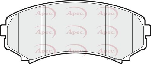 Apec front brake pad set - apec, for