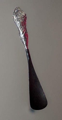 Antique silver plated - silver, shoe