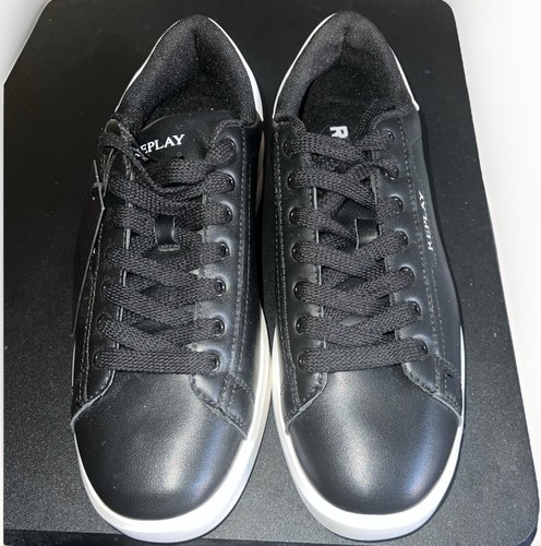 Replay leather lace - leather, up
