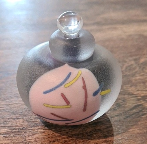 Small frosted art glass - art,
