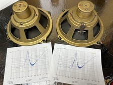 pair Grundig 10" alnico full range speakers early 1950s for open baffle