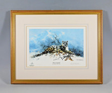 David Shepherd "Snow Leopard" Signed Limited Edition Print 40/70