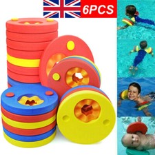 Kids Arm Float Discs 6 Pcs Swimming Arm Bands Detachable Pool EVA Foam Armbands.