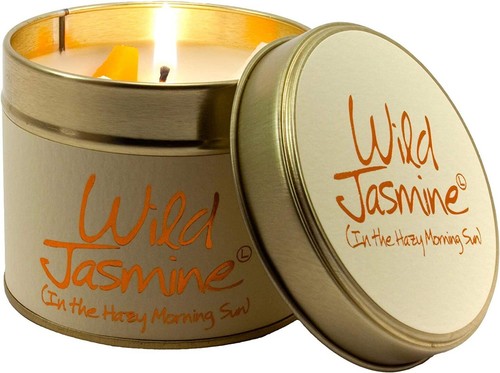 Lily flame scented candle - flame,