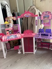 Large Barbie Bundle Shopping Mall Wardrobe Bedroom Vending Machine Dolls