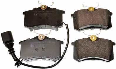 Rear brake pad set - rear,