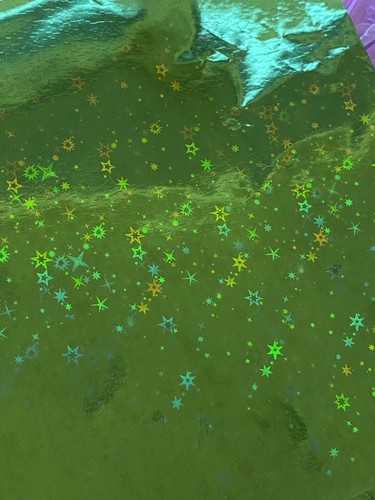 Green stars wrapping paper - stars,