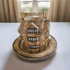 Harrods of Knightsbridge 'The Bells Inn'  Stilton Cheese Dome With Lid