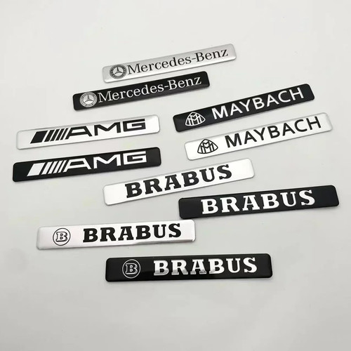 Aluminum car badge - badge, letter
