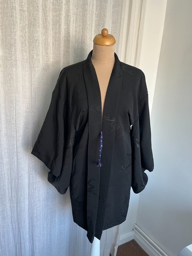 Vintage japanese haori - haori, black