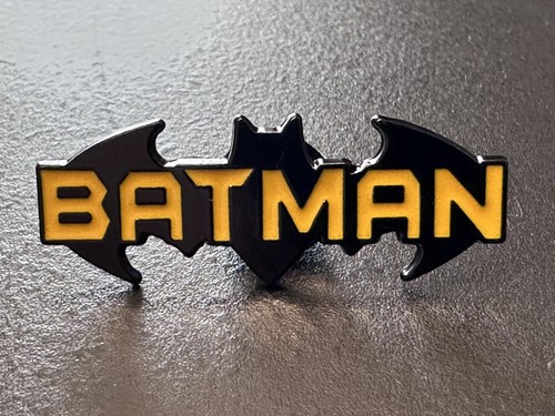 Batman logo enamel pin - enamel,