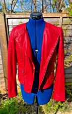 Vintage Zara Red Sheep Leather