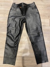 ladies leather Motorcycle Trousers. Size 12