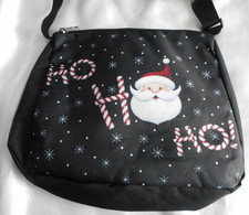 Bag shoulder cross body ladies girl tote  pocket Santa father Christmas handbag