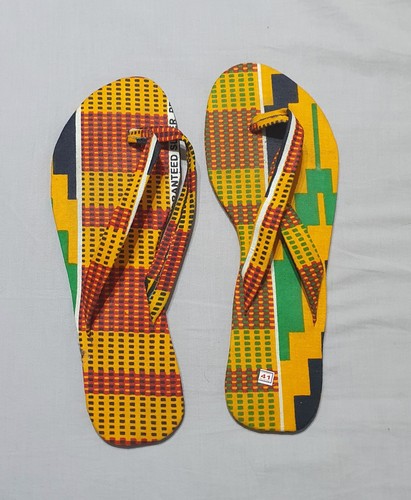 Kente flip flops - flip, size