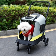 Pet Stroller Dog One-key Fold
