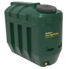 Harlequin 1100L Oil Tank |Slimline Bunded Heating Oil Storage w FREE Fitting Kit