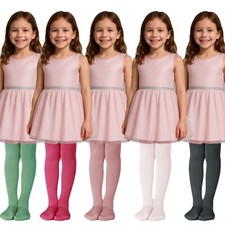 Satin Gloss Girls Tights 3D