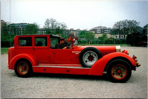 Postcard isotta fraschini - postcard,