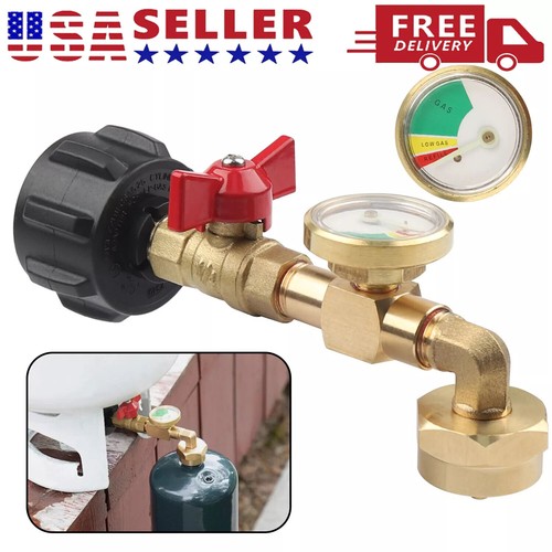 Propane refill adapter - refill, with