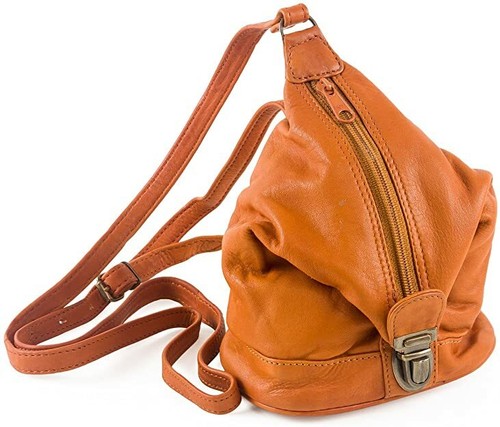 Leather kite bag - leather,