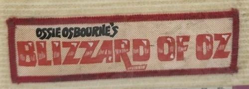 Ozzy osbourne 1980 patch - ozzy,