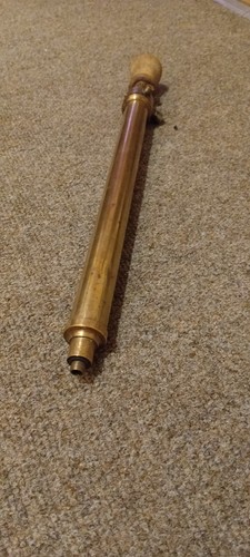 Vintage brass garden hand - a,