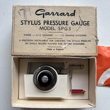 GARRARD STYLUS PRESSURE GAUGE