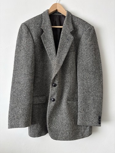 Vintage dark grey donegal - dark,