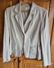Ladies Marks & Spencer Casual Smart Linen Jacket Size 16