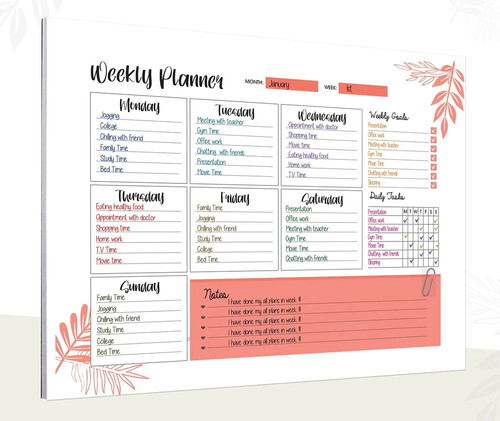 Page premium weekly planner - 52,