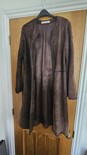 Kaliko brown suede overcoat - kaliko,
