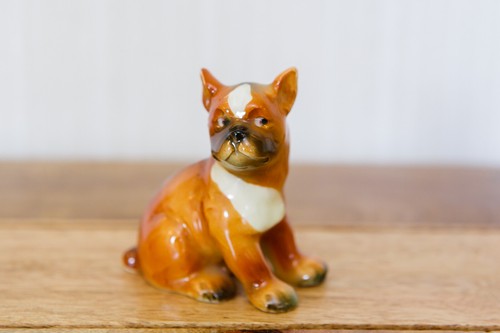 Vintage goebel boxer puppy dog - goebel,