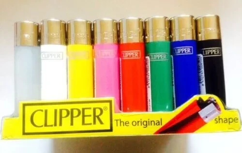 Metal clipper lighter silver - metal,