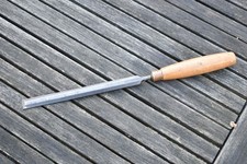 Vintage W Marples & Sons Shamrock Brand Chisel (length 14"0) with Boxwood Handle